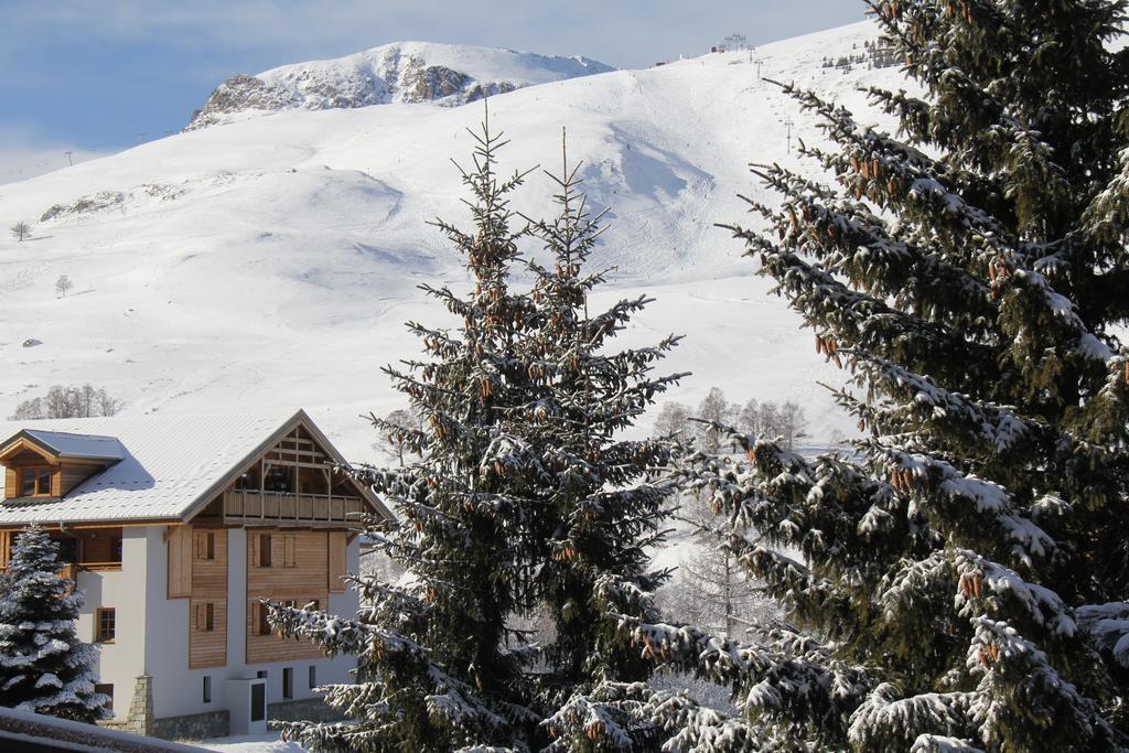 Residence : Le Crystal Chalet Les Deux Alpes Bagian luar foto